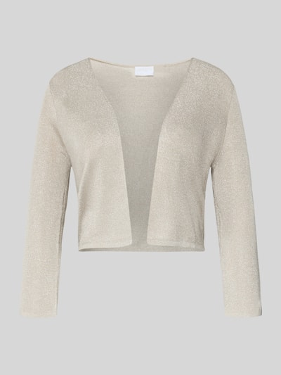 Produktfoto, Regular Fit Bolero aus Viskose-Mix in Strick-Optik von Jake*s Cocktail, efekt błyszczący, długość tyłu w rozmiarze 36: 39 cm