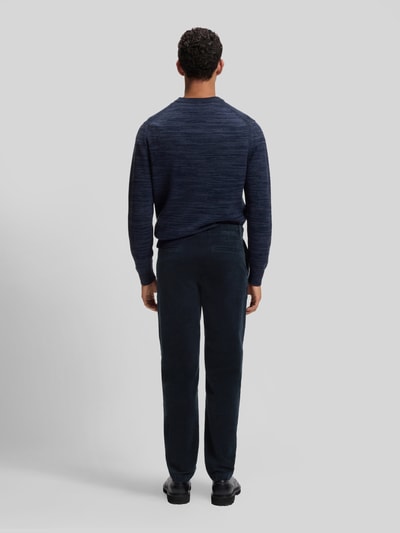 BOSS Orange Tapered Fit Chino aus Baumwoll-Mix Marine 5
