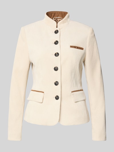 White Label Blazer mit Strukturmuster Sand 2