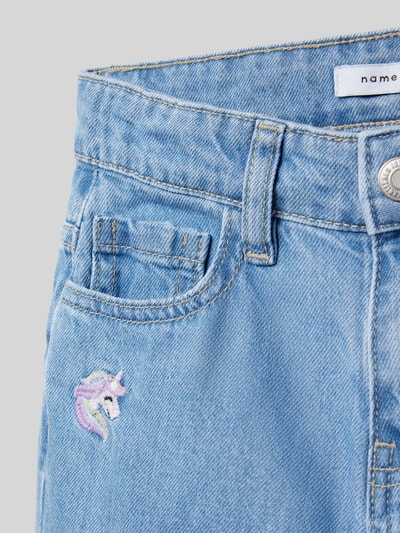 Name It Regular Fit Jeans mit Bio-Baumwoll-Anteil Modell 'BELLA' Hellblau 2