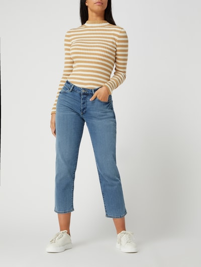 Armedangels Korte jeans met stretch, model 'Fjellaa' Lichtblauw - 1