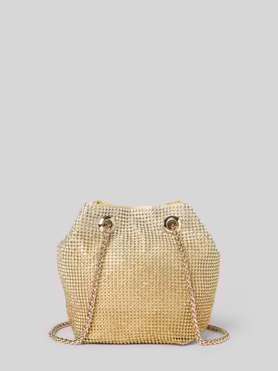 Guess Handtasche mit Strasssteinbesatz Modell 'ZALINA' Gold 4