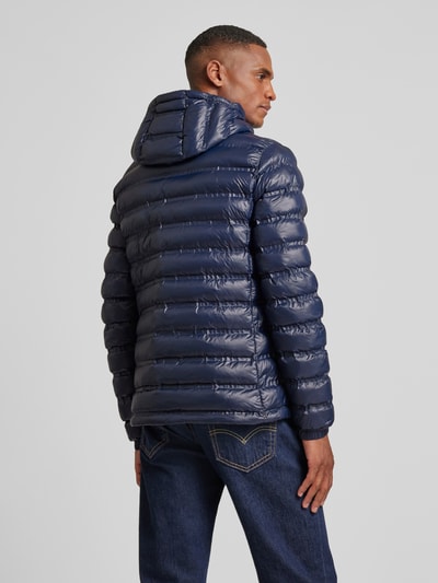 Blauer Usa Gewatteerd jack met tweewegsritssluiting, model 'CHARLES' Marineblauw - 5