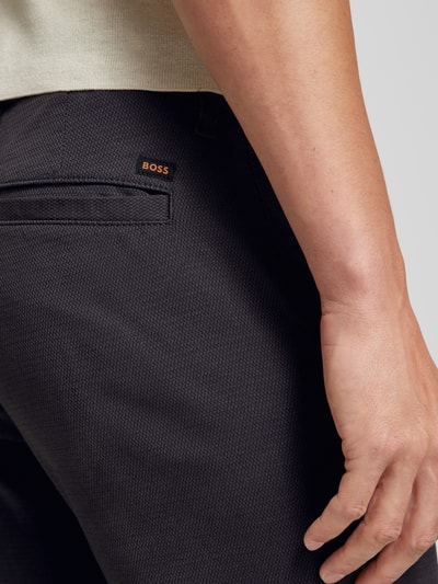 BOSS Orange Tapered Fit Chino mit Eingrifftaschen Black 3