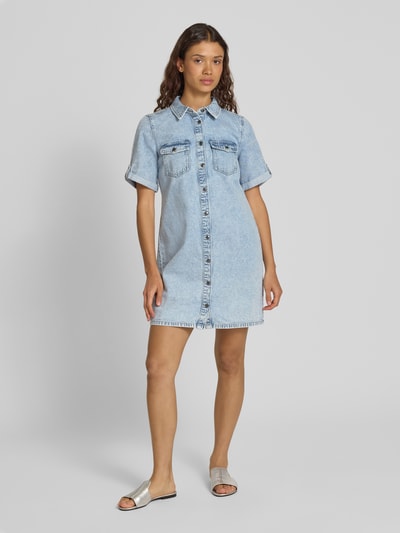 Vero Moda Soepele jeansjurk van een mix van katoen en viscose, model 'JENNIE' Jeansblauw - 1