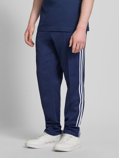adidas Originals Regular fit sweatpants van katoenmix, model 'Classic' Marineblauw - 4