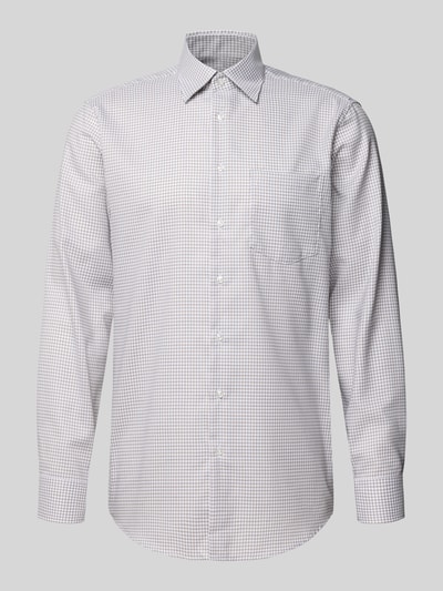 SEIDENSTICKER REGULAR FIT Regular fit zakelijk overhemd van katoen met button-downkraag Zand - 2