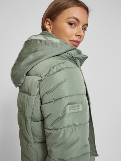 ZABAIONE Steppjacke mit Tunnelzug Khaki 3