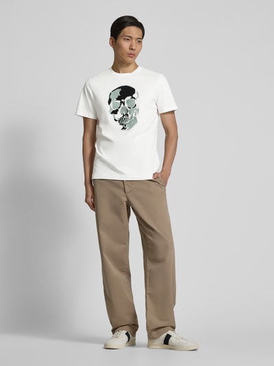 Antony Morato T-Shirt mit Motiv-Print Weiss 1