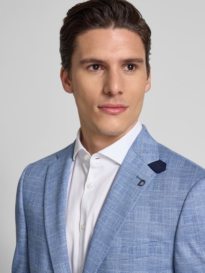 DIGEL Modern fit colbert met paspelzak op de borst, model 'Ezzo' Blauw - 3