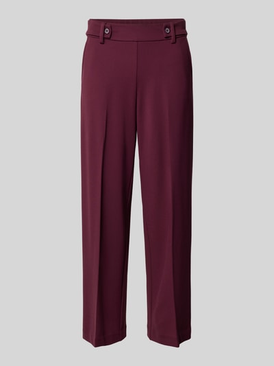 Tom Tailor Straight leg broek van viscosemix Bordeaux - 2