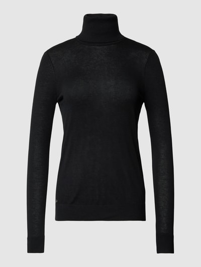 Lauren Ralph Lauren Strickpullover mit Seide-Anteil Modell 'ZOE' Black 2