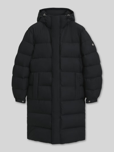 BOSS Regular Fit Steppmantel mit Kapuze Black 2