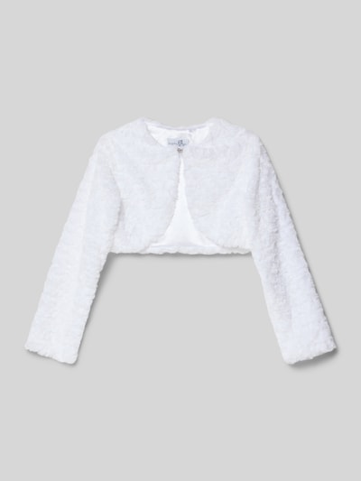 Happy Girls Kort Bolero met ronde hals Wit - 1