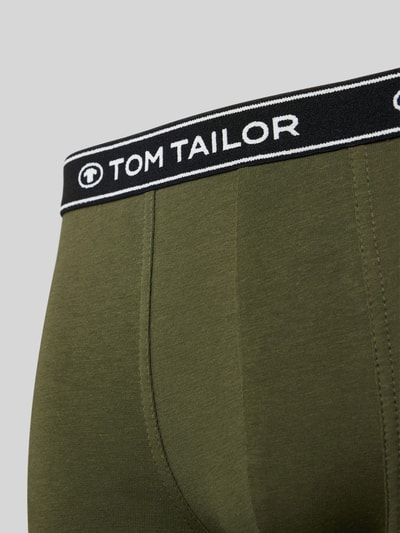 Tom Tailor Slim Fit Trunks aus Baumwoll-Elasthan-Mix Oliv 2