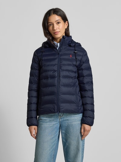 Polo Ralph Lauren Kurtka pikowana z wyhaftowanym logo Granatowy 4