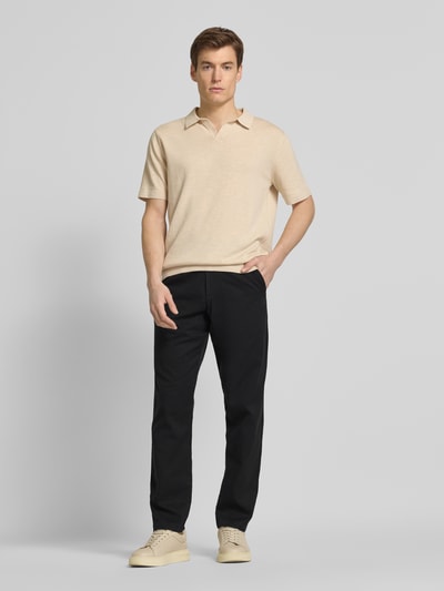 SELECTED HOMME Regular Tapered Fit Chino mit Eingrifftaschen Black 1