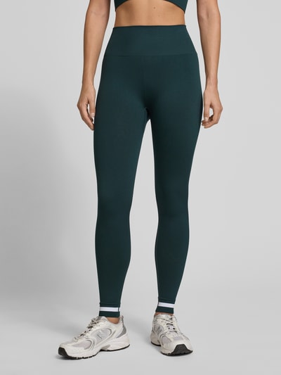 The Upside Regular fit legging met brede band Donkergroen - 3