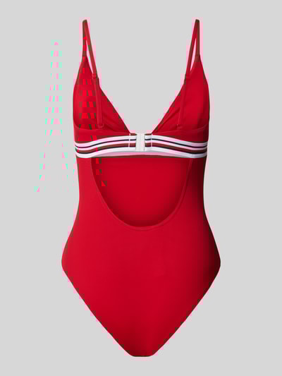 TOMMY HILFIGER Badeanzug mit Logo-Tape Rot 3