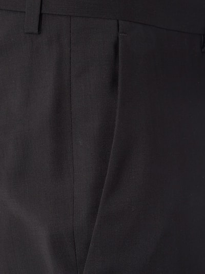 BOSS Slim Fit Anzug-Hose aus Schurwolle Black 7