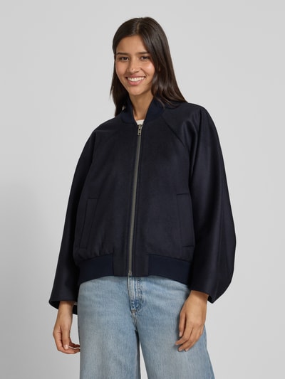 Drykorn Jack van een mix van scheerwol en kasjmier, model 'EVEDON' Marineblauw - 4