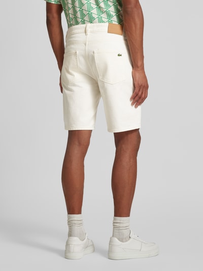 Lacoste Regular Fit Jeansbermudas im 5-Pocket-Design Offwhite 5