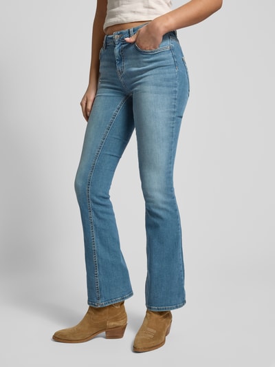 Only Wide Leg Jeans aus Bio-Baumwoll-Mix Modell 'BLUSH' Jeansblau 4