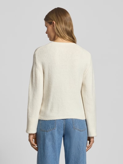 Gina Tricot Kurtka z dzianiny z listwą guzikową Złamany biały 5