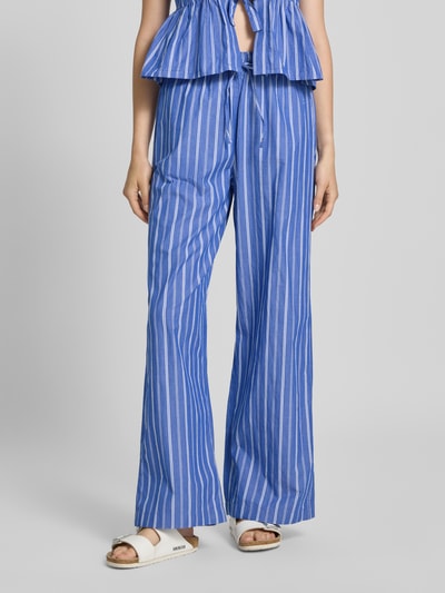 Gina Tricot Stoffhose mit elastischem Bund Bleu 4