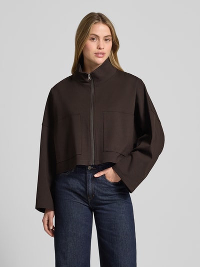 Drykorn Relaxed Fit Jacke mit Stehkragen Modell 'ELSTOW' Schoko 4
