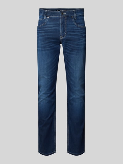 MAC Slim Fit Jeans im 5-Pocket-Design Modell 'Arne' Dunkelblau 2