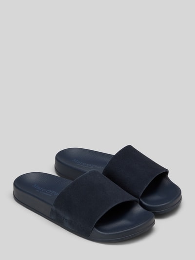 Marc O'Polo Badeschuhe mit Label-Prägung Dunkelblau 1