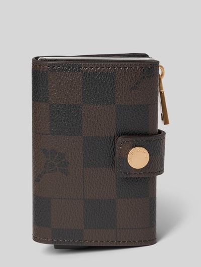 JOOP! Portemonnee met labeldetail Donkerbruin - 1