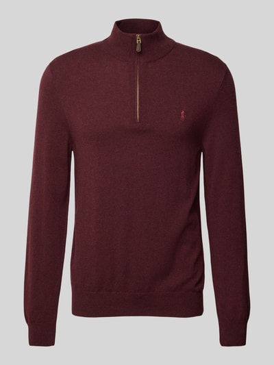 Polo Ralph Lauren Troyer mit Logo-Stitching Bordeaux 1