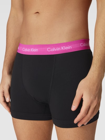 Calvin Klein Underwear Trunks mit Label-Detail im 3er-Pack Black 3