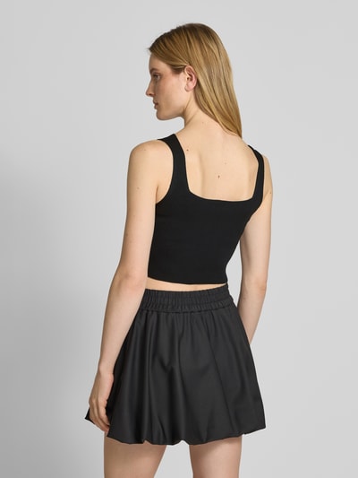 Only Slim Fit Tank Top in Rippoptik Modell 'TATIANNA' Black 5