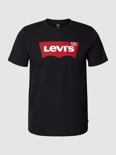 Levi's® T-shirt z nadrukiem z logo Czarny 2