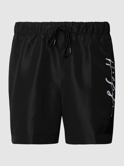 Tommy Hilfiger Badehose mit Label-Stitching Black 2