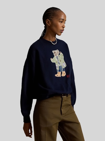 Polo Ralph Lauren Loose Fit Sweatshirt aus Baumwoll-Mix Marine 5