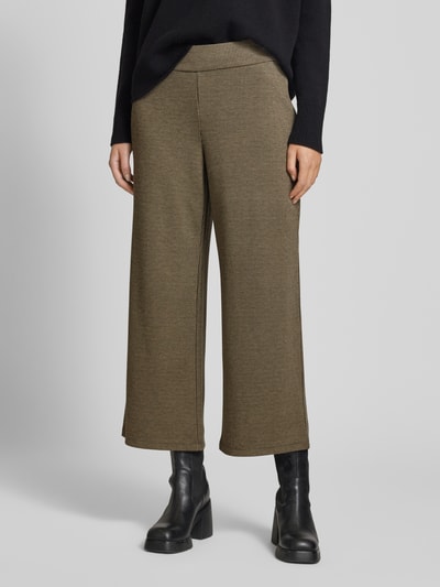 Tom Tailor Wide Fit Culotte mit Hahnentritt-Muster Beige 4