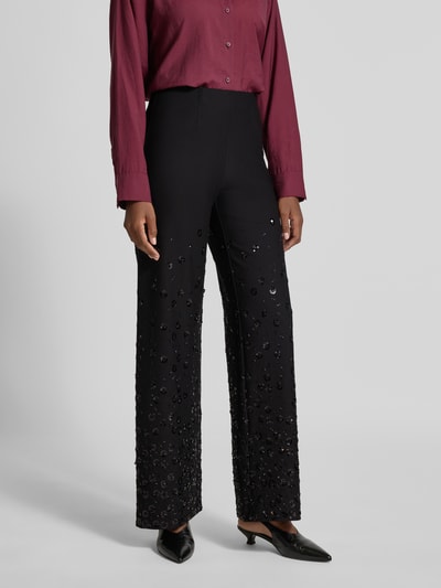 SEDUCTIVE Wide Leg Hose aus Viskose-Mix Modell 'KIMBERLY' Black 4