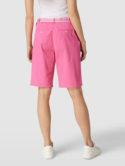 Christian Berg Woman Chino-Shorts mit Leistentasche Pink 5