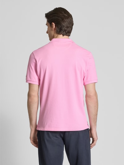 MC2 Saint Barth Regular fit poloshirt met V-hals, model 'CHARLES' Rosé - 5
