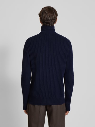 Polo Ralph Lauren Sweter z dzianiny ze stójką Granatowy 5