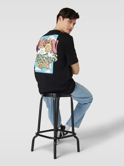 URBAN CLASSICS T-Shirt mit Motiv-Print Modell 'Cloudy Tee' Black 3