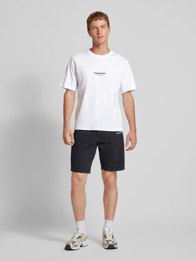 Jack & Jones T-shirt z nadrukiem z logo model ‘VESTERBRO’ Biały 1