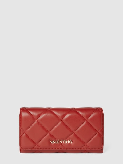 VALENTINO BAGS Portemonnee met labeldetail, model 'OCARINA' Rood - 1