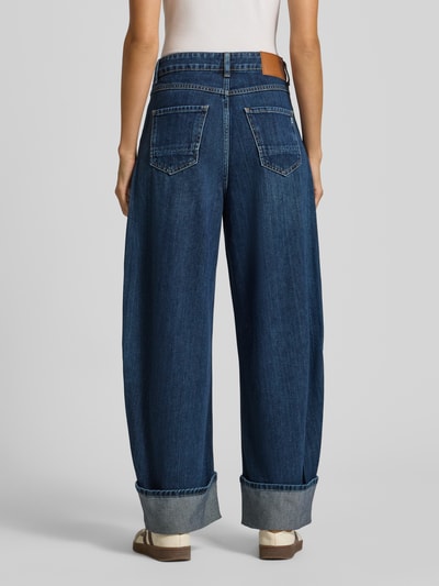 ETIQUETT ESSENTIALS Wide Leg Fit Jeans im 5-Pocket-Design Modell 'Aresta' Dunkelblau 5