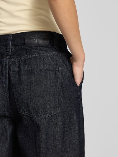 Calvin Klein Jeans Jeans mit weitem Bein und Bügelfalten Jeansblau 3
