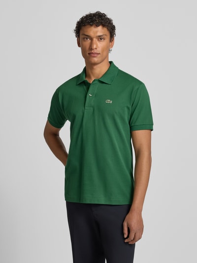 Lacoste Poloshirt mit Label-Stitching Modell 'L.12.12 CORE' Dunkelgruen 4